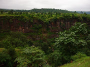 Landschaft im Vindhyagebirge