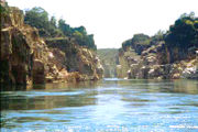 Die Narmada in Zentralindien