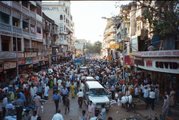 Menschenmassen in Mumbai 