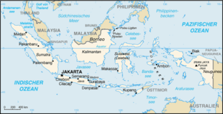 Karte Indonesiens